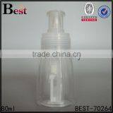 60ml Clear Plastic Bottle Plastic Dropper or Lotion Pump Empty Plastic Bottles thumbnail-3