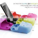 Hippo Silicone Football Speaker for i Phone Silicone Mobile Phone Holder Horn Stand thumbnail-1
