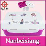 3 Compartment Plastic Food Container Tiffin Lunch Box With Soup Bowl