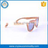 Hot Selling Round Shape Zebra Wooden Sunglasses Polarized With Custom Logo thumbnail-2
