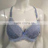 Ladies Lace Push up Bra in Stock thumbnail-2