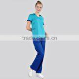 New Design Light Blue Hospital Nurse Uniform thumbnail-6