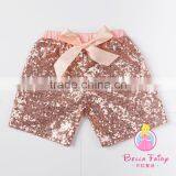 2016 New Colors Boutique Wholesale Little Baby Girls Shiny Sequin Tight Short Bow Girls Leggings Pants thumbnail-2