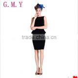 New Ladies Formal Chiffon Dress Office Wear Under Skirt Dress thumbnail-1