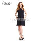 Maxnegio Jacquard Design Metal Stud Casual Dress thumbnail-1