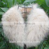 2016 Winter 100% Real Natural Fur Collar & Womens Scarfs Fashion Coat Sweater Scarves Collar Luxury Raccoon Fur Neck Cap thumbnail-1