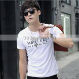 Wholesale Man Clothes 2016 Fitness Tshirt White T-shirt OEM/ODM thumbnail-1