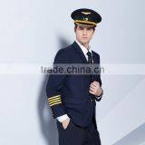Solid Color Pattern and Anti-Shrink ,bespoke Logo ,Plus Size Feature Airline Uniforms thumbnail-5