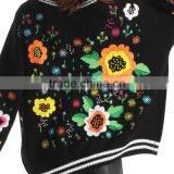 Floral Embroidery Cardigan Kimono 2017 Autumn Women Plus Size Cardigan Sweater thumbnail-5
