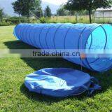 Long Blue Oxford Cat Tunnel With Handing Bag for Pets Traning Toy thumbnail-3
