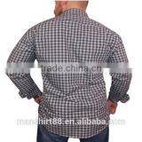 2016 New Wholesale Long Sleeve Plaid Formal Casual Custom Mens Casual Dress Shirts thumbnail-4