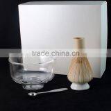 Borosilicate Glass Chawan Tea Bowl For Japanese Tea Ceremony thumbnail-2