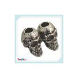 provide 9x11mm fashion beads skull beads anti-silver vintage