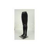 Double Cylindered Cotton Spandex Leggings , Soft Black Cotton Tights thumbnail-1