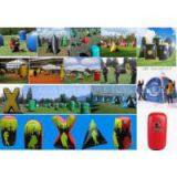 0.45mm / 0.55mm / 0.6mm / 0.9mm Weave String Structure Inflatable Paint Bunker thumbnail-1