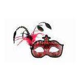 Customized Christmas Ornament Face Mask , Charm Venetian Mask
