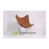 Elegant Easy Outdoor Patio Chairs , Big Butterfly Chair Replica With Stainless Steel Frame thumbnail-1