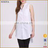 Fashion Chiffon Ladies Tops Jean Tee Dress Shirts for Women thumbnail-6