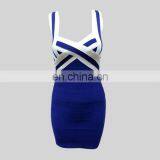 Party Style Blue Dress Open Back Sexy Boobs Evening Dress thumbnail-1