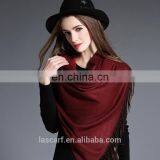 Pure Color Cashmere Shawl for Women thumbnail-4