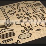 Brass Etched Metal Airplane Parts
