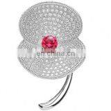 Promotional Factory Supply Enamel Poppy Brooch thumbnail-6