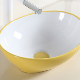 Beautiful Color Art Basin Table Top Wash Basin