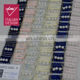 Italian design pearl beads trim for dresses decoration