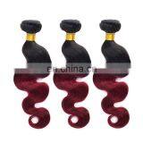 Best Virgin Hair Vendors Body Wave Burgundy 99J Ombre Human Hair thumbnail-2