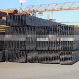 large calibre galvanized rectangular support tube