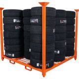 Folding 72X72 Inch Metal PCR Tire Tyre Collapsible Stacking Storage Rack thumbnail-5