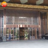 China Mamufactory Hot sell custom stainless steel living room screen dividers for lobby