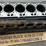 6D125 S6D125 SAA6D125 Engine Cylinder Block for PC400-6 PC400-7 PC450-6 PC450-7 Excavator 6154-21-1100 6151-22-1100 6251-21-1100 thumbnail-5