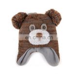 Wholesale kids hats animal baby beanie with ear