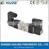 5 Port 2 Position Internal Pilot Alloy Material Pneumatic Electrical Valve Model 4V310-10 thumbnail-5
