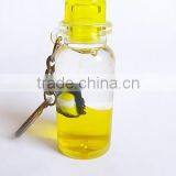 Liquid Bottle Shape Keychain With Fancy Floater thumbnail-4