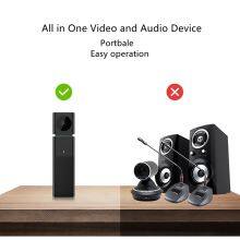 CIB Cube Black 1080P 30FPS USB2.0 LED Light Ring Touch Screen Camera Speaker Microphone All-in-One Conference Video Camera thumbnail-3