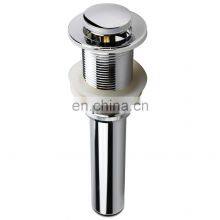 Vessel Bathroom Sliver Small Cap Pop Up Drain Stopper Without Overflow