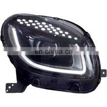 Upgrade to Full LED Headlamp Headlight and With a Touch of Blue for Mercedes Benz Smart Head Lamp 2015-2019 thumbnail-1