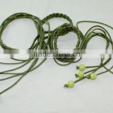 Lady garment fashion Hand made pu cord braided belts-KL0049