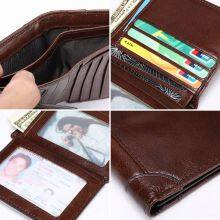 Men's Mini Fashion Durable Leather Wallets Purses thumbnail-2