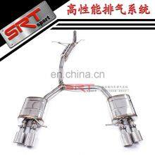 High Quality 304 Stainless Steel Auto Exhaust System Muffler for Audi q5 Cat Back With Valve Control and Downpipe thumbnail-2