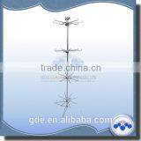 Modern Metal Chrome 4 Layers Supermarket Salesman Display Rack