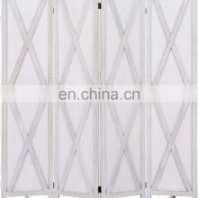 Rustic X Folding Privacy Screens Partition Wall Dividers Room Separator Temporary Wall Screen Panel With Feet
