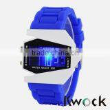 High quality Silicone Digital Watches with Soft Silicone Wristband and fty sale directly