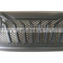 JL1071 Grille Hot Selling Car Grille Auto Accessories Black ABS Angry Mesh Front Grille Fit For Jeep W Rangler JL 2018+ thumbnail-3