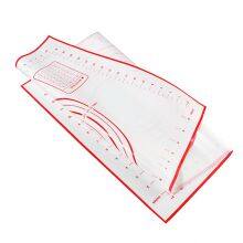 Custom Non Stick Soft Bbq Pastry Oven Kneading Rolling Dough Baking Silicone Mat for Cooking thumbnail-2