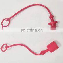 Used for 3/8 NAV Hydraulic Quick Couplings 3/8 Inch Female and Male Red Plastic Material Dust Plug thumbnail-4