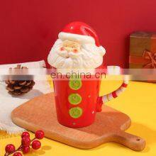 Hot Selling 400ml 500ml Creative 3D Animal Modeling Coffee Cup Milk Cup Christmas Mugs Santa Mugs for Festival Gift thumbnail-2
