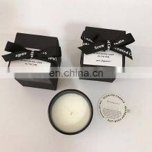 Black Custom Aroma Soy Wax Candle Scented Candles Luxury Jars thumbnail-5